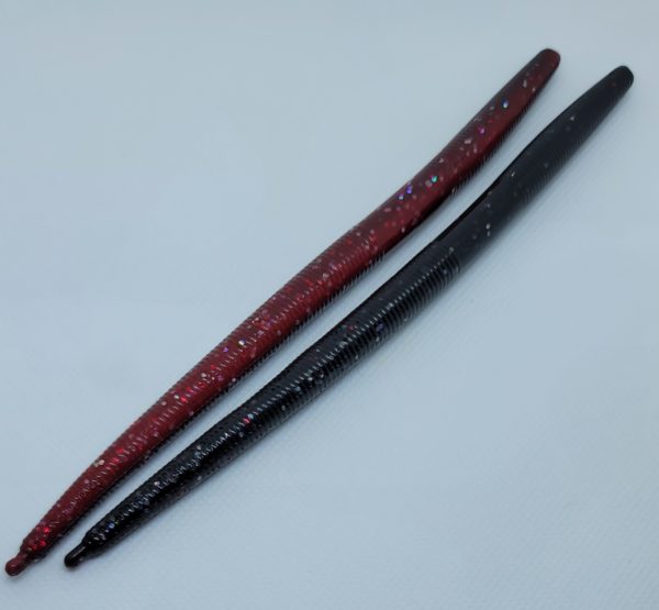 7" Worm Champagne & Red